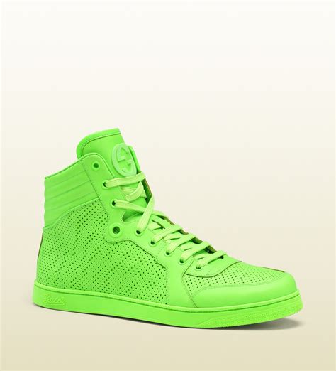 green gucci trainers